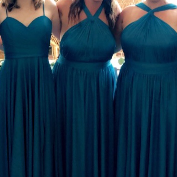 Teal bridesmaid dress from allure - Picture 5 of 5